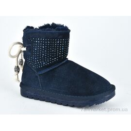 Фотография Угги детские утепленные зима W1-100 blue (8 пар р.28-32) "Violeta" недорого оптом от прямого поставщика