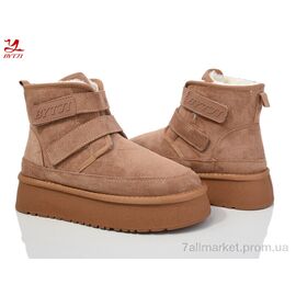 Черевики жіночі стильні Зима 821-3 (8 пар р.36-41) "Bytji" недорого оптом від прямого постачальника