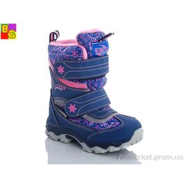 Фотография Детская термо обувь зима ZTE20-2-642 (6 пар р.24-29) "BG" недорого оптом от прямого поставщика