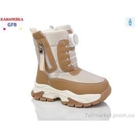 Дутики дитячі утеплені Зима G1610-5 (8 пар р.22-27) "GFB-Канарейка" недорого оптом від прямого постачальника