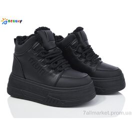 Черевики жіночі стильні Зима CQ4034-1 (8 пар р.36-41) "Bessky-Kellaifeng" недорого оптом від прямого постачальника