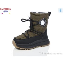 Дутики дитячі утеплені Зима G1613-2 (8 пар р.22-27) "GFB-Канарейка" недорого оптом від прямого постачальника