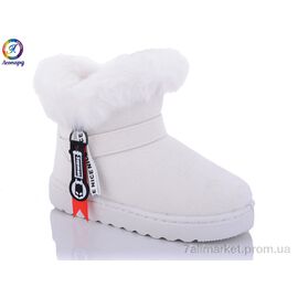 Уггі дитячі утеплені Зима 2019B-13-10 white (12 пар р.31-36) "Леопард" недорого оптом від прямого постачальника