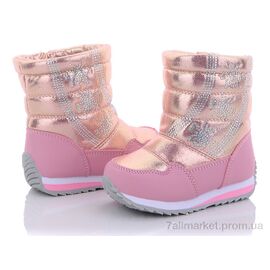 Дутики дитячі утеплені Зима C357-4 (6 пар р.23-26) "Эльффей" недорого оптом від прямого постачальника