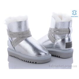Уггі дитячі утеплені Зима B1011PM silver (5 пар р.22-26) "Эльффей" недорого оптом від прямого постачальника