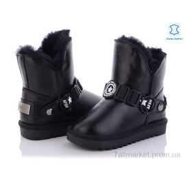 Уггі дитячі утеплені Зима 1989-1 black (5 пар р.27-31) "Эльффей" недорого оптом від прямого постачальника