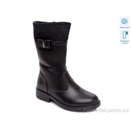 Фотография Сапоги детские красивые зима R516558035 BK (6 пар р.33-38) "Weestep" недорого оптом от прямого поставщика