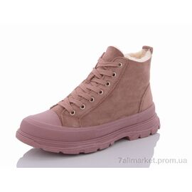 Черевики жіночі стильні Зима J596-3 (8 пар р.36-41) "Hongquan" недорого оптом від прямого постачальника