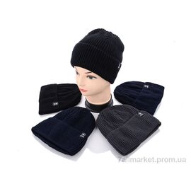 Шапка чоловіча Зима FH42 mix флис (5 шт. р.сітка) "Red Hat" недорого оптом від прямого постачальника