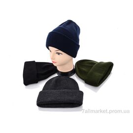 Шапка чоловіча Зима FH2T mix фліс (5 шт. р.сітка) "Red Hat" недорого оптом від прямого постачальника