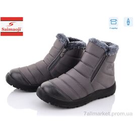 Черевики жіночі стильні Зима 8107-7 (8 пар р.37-42) "Saimaoji" недорого оптом від прямого постачальника