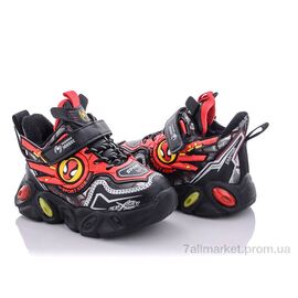 Фотография Кроссовки детские модные зима A212S red (12 пар р.21-26) "Мир" недорого оптом от прямого поставщика