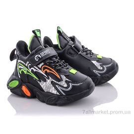 Фотография Кроссовки детские модные зима A213B green (12 пар р.26-31) "Мир" недорого оптом от прямого поставщика