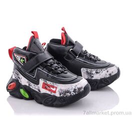 Кросівки дитячі модні Зима A215B red (12 пар р.26-31) "Мир" недорого оптом від прямого постачальника