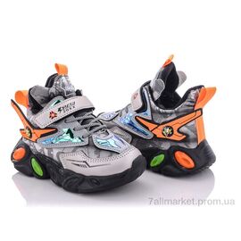 Кросівки дитячі модні Зима A216B orange (12 пар р.26-31) "Мир" недорого оптом від прямого постачальника