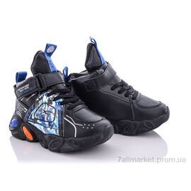 Кросівки дитячі модні Зима A258B blue (12 пар р.26-31) "Мир" недорого оптом від прямого постачальника