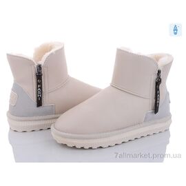 Уггі жіночі утеплені Зима 197-66 beige (8 пар р.36-40) "Violeta" недорого оптом від прямого постачальника