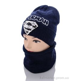 Шапка дитяча Зима P188-4 комплект флис (2 шт. р.сітка52-54) "Red Hat" недорого оптом від прямого постачальника