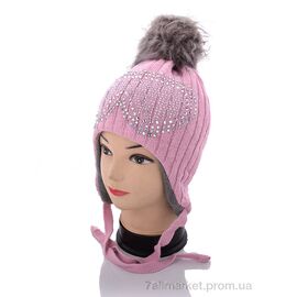 Фотография Шапка детская Зима P182-1 флис (2 шт. р.сетка 50-52) "Red Hat" недорого оптом от прямого поставщика