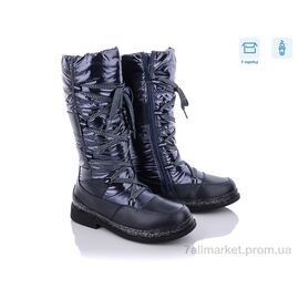 Фотография Сапоги детские красивые зима TJ9280-2 (8 пар р.32-37) "Obuvok" недорого оптом от прямого поставщика