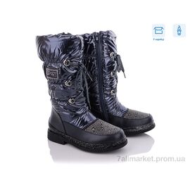 Фотография Сапоги детские красивые зима TJ9279-2 (8 пар р.32-37) "Obuvok" недорого оптом от прямого поставщика