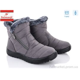 Дутики жіночі утеплені Зима 8102-7 (8 пар р.37-42) "Saimaoji" недорого оптом від прямого постачальника