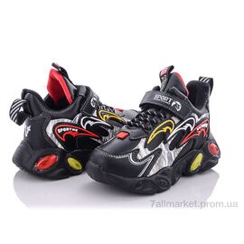 Фотография Кроссовки детские модные зима A213B red (12 пар р.26-31) "Мир" недорого оптом от прямого поставщика