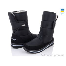 Дутики жіночі утеплені Зима Progress 3102-old (6 пар р.37-42) "Lvovbaza" недорого оптом від прямого постачальника