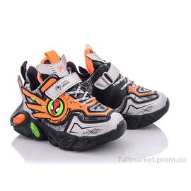 Кросівки дитячі модні Зима A212B orange (12 пар р.26-31) "Мир" недорого оптом від прямого постачальника