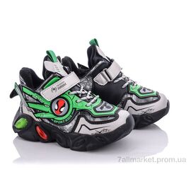 Кросівки дитячі модні Зима A212B green (12 пар р.26-31) "Мир" недорого оптом від прямого постачальника