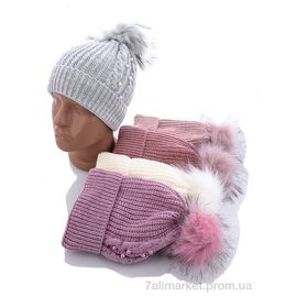 Фотография Шапка детская Зима YB53 mix флис (5 шт. р.сетка 48-52) "Red Hat" недорого оптом от прямого поставщика