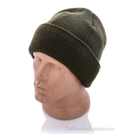 Шапка чоловіча Зима LEN2 green флис (5 шт. р.сіткаOne size) "Red Hat" недорого оптом від прямого постачальника