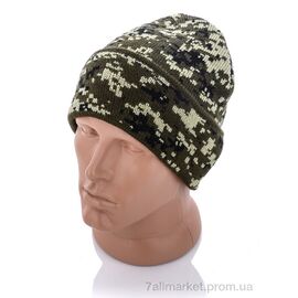Шапка чоловіча Зима YG8 army green флис (5 шт. р.сіткаOne size) "Red Hat" недорого оптом від прямого постачальника