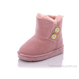Фотография Угги детские утепленные зима A21-1 pink (12 пар р.19-24) "ASHIGULI" недорого оптом от прямого поставщика
