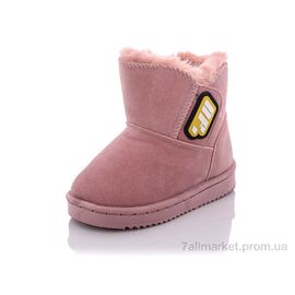 Уггі дитячі утеплені Зима A27-1 pink (12 пар р.19-24) "ASHIGULI" недорого оптом від прямого постачальника