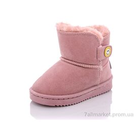 Фотография Угги детские утепленные зима A25-1 pink (12 пар р.19-24) "ASHIGULI" недорого оптом от прямого поставщика