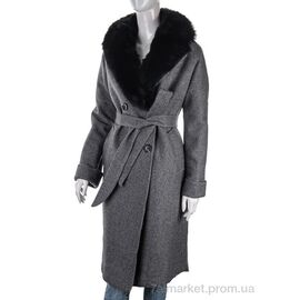 Пальто жіноче Зима 775 grey (5 шт. р.сіткаS-2XL) "Мир" недорого оптом від прямого постачальника