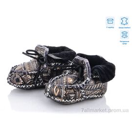 Фотография Пинетки зима Пінетки зима BB чорні візерунок (5 пар р.18-18) "КалориЯ" недорого оптом от прямого поставщика