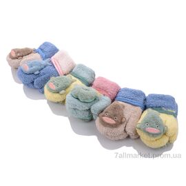 Фотография Варежки детские Зима 605M mix (12 шт. р.сетка 2-4) "KUINH" недорого оптом от прямого поставщика