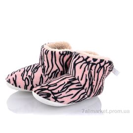 Тапки дитячі домашні Зима CD01 рожевий (6 пар р.30-35) "Soylu" недорого оптом від прямого постачальника