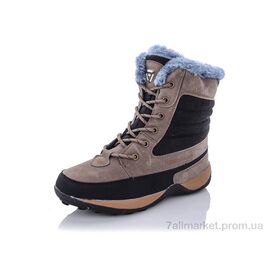 Черевики жіночі стильні Зима 8689-3 (8 пар р.36-41) "CAP" недорого оптом від прямого постачальника