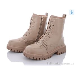 Черевики жіночі стильні Зима M22(M8242)-9 khaki (8 пар р.36-41) "Violeta" недорого оптом від прямого постачальника