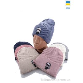 Фотография Женская шапка Зима Шапка жін. фліс 002 mix (5 шт. р.сетка One size) "VIOLA" недорого оптом от прямого поставщика