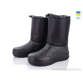 Фотография Сапоги из пены мужские зима DS БМ 04 труба Укр чорний (7 пар р.40-46) "Vladimir" недорого оптом от прямого поставщика