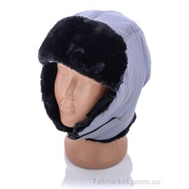 Фотография Шапка детская Зима Ушанка хлопчик хутро (2 шт. р.сетка one-size) "VIOLA" недорого оптом от прямого поставщика