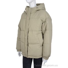Фотография Куртка женская Зима 2875 khaki (4 шт. р.сетка M-2XL) "Hope" недорого оптом от прямого поставщика