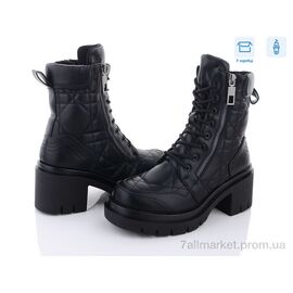 Фотография Ботинки женские стильные зима 87-1 (6 пар р.36-40) "Hongquan" недорого оптом от прямого поставщика
