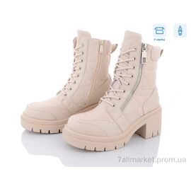 Черевики жіночі стильні Зима 87-2 (6 пар р.36-40) "Hongquan" недорого оптом від прямого постачальника