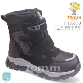 Фотография Ботинки детские удобные зима T-10666-A (8 пар р.34-39) "TOM.M" недорого оптом от прямого поставщика