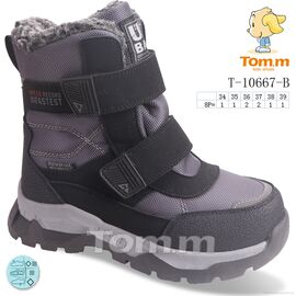 Фотография Ботинки детские удобные зима T-10667-B (8 пар р.34-39) "TOM.M" недорого оптом от прямого поставщика